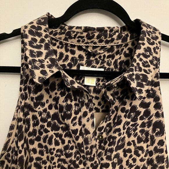 Maeve by Anthropologie Leopard Belted Dress - Picture 3 of 12